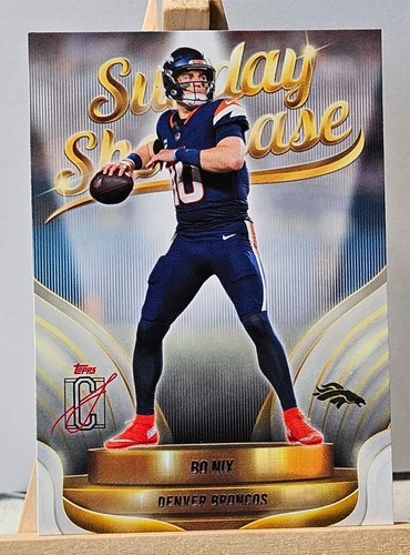2025 Topps Signature Bo Nix Base (RAW)