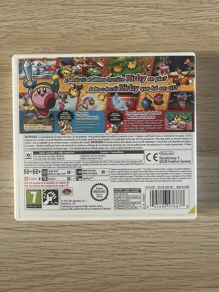 KIRBY BATTLE ROYALE PARA LA NINTENDO 3DS PAL ESPAÑA USADO EN BUEN ESTADO, foto 2 de 4