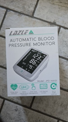 #ad Lazle Automatic Blood Pressure Monitor Model JPD HA101 new In The Box $13.75