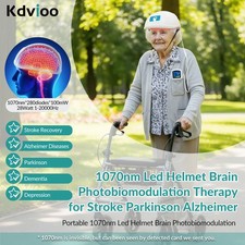 1070nm Near Infrared Light Therapy Brain Helmet for Parkinson Alzheimer Stroke