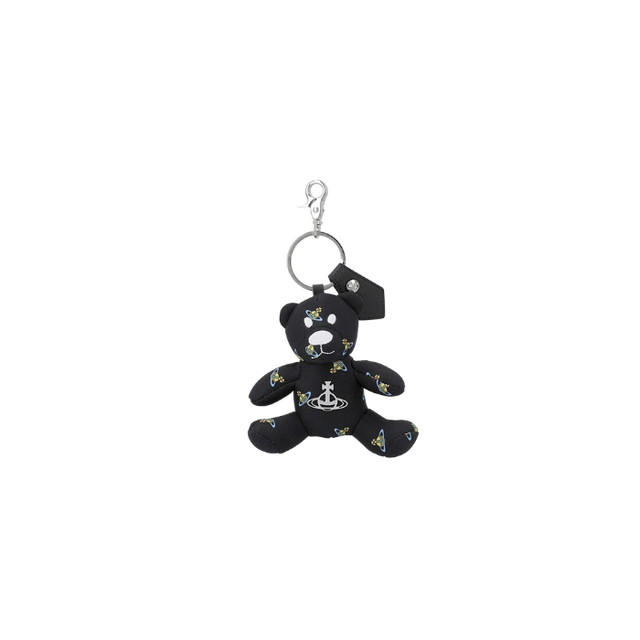 Vivienne Westwood Teddy Bear Keyring Black