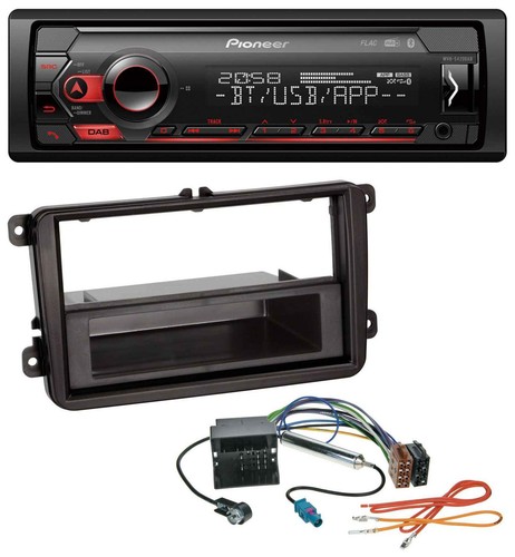 Pioneer MP3 USB DAB Bluetooth Autoradio für VW Caddy Golf V VI Jetta ab 03 - 第 1/6 張圖片