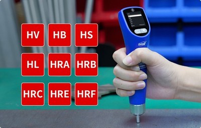 Ultrasonic Portable Hardness Testing with Test Force 20N Built-in Data Storage