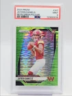 JAYDEN DANIELS 2024 PANINI PRIZM ROOKIE NEON GREEN PULSAR RC PSA 9 Q0004