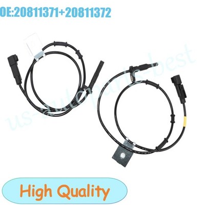 2PCS Front Left+Right ABS Wheel Speed Sensor For Chevrolet Equinox Terrain GMC 