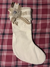 Cracker Barrel Christmas Stocking NEW
