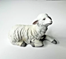 Vintage Homco Nativity Set #5418 Replacement Sheep Figurine Christmas Manger