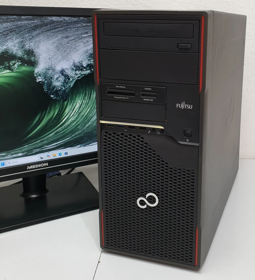 Fujitsu CELSIUS 256GB 16GB i7 4x 3.4 GHz Windows 11 Pro + Office 2019 LPT COM PC - Bild 3 von 4