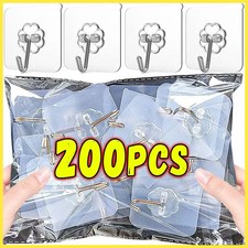 Transparent Self Adhesive Wall Hooks Heavy Duty Multi-Purpose Wall Hook Key Hold