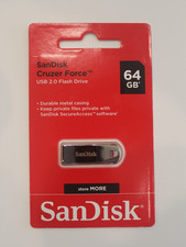 SanDisk Cruzer Force USB Flash Memory Stick 64GB  SDCZ71-064G-B35 