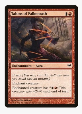 Talons of Falkenrath | Dark Ascension DKA | Enchant Creature | MTG Magic | LP