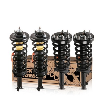 Front and Rear Complete Struts shocks Assembly w/Coil Spring 172562R 172562L ...