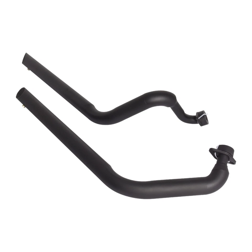 Silenciador de ajuste para sistema de tubos de escape preto Yamaha Virago750 1100 XV750 XV1100/S - Imagem 2 de 4