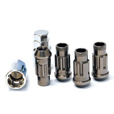 Wheel Mate Muteki Sr48 Open End Locking Lug Nut Set Of 4 - Titanium 12x1.25 48mm