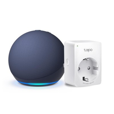 Echo Dot (5 Generation) Tiefseeblau TP Link Tapo P110MA WLAN Steckdose mit