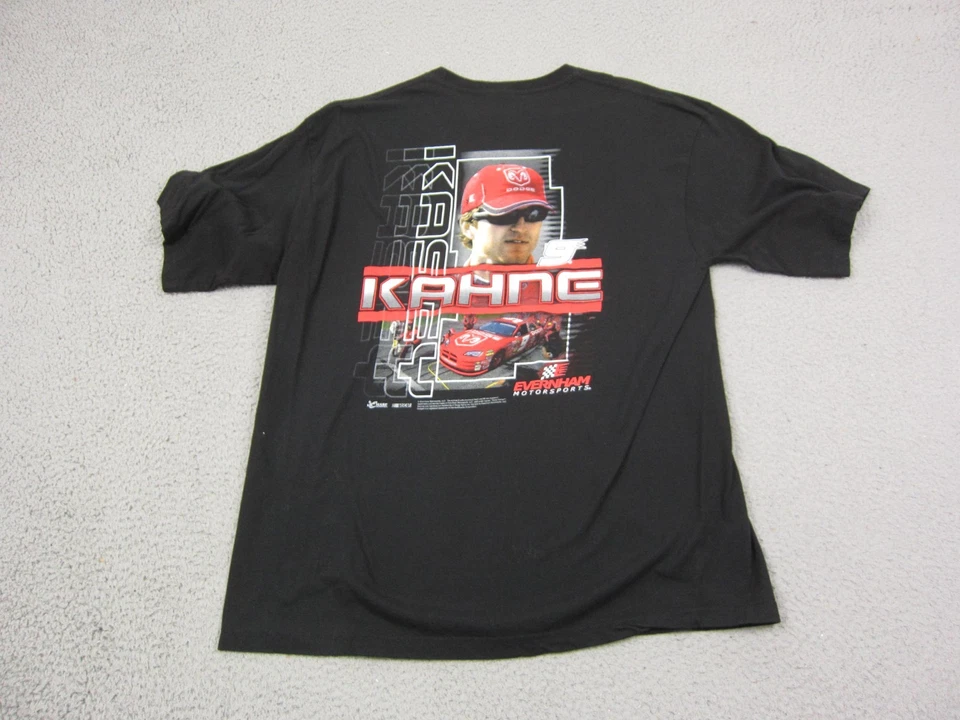 Camisa de Carreras Kasey Kahne Para Hombres Extra Grande XL Negra Camiseta Nascar Evernham Foto 4 de 4