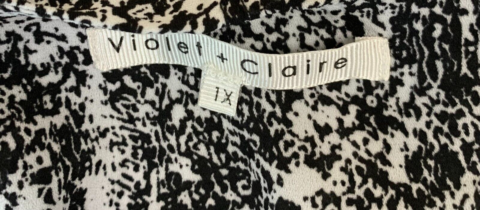 Violet + Claire Women Top Plus Size 1X Animal Pri… - image 7