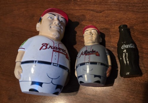 4" Atlanta Braves J.D. Drew #7 Nesting Doll Coca-Cola Coke Publix Promotion - Picture 7 of 8