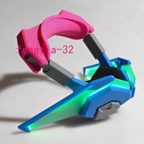 Overwatch OW2 D.Va Bluetooth Wireless Kopfhörer Headset Kopfbügel Cosplay Requisiten - Bild 4 von 11