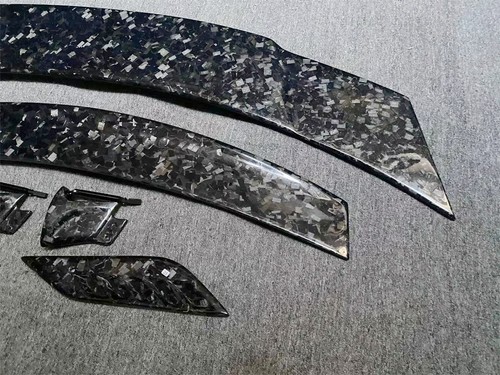 Forge Carbon Fiber Rear Wing Body Kit Set For Mercedes Benz AMG GT Styles - Foto 7 di 10