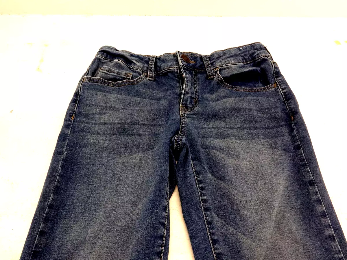 SO AMERICAN HERITAGE WOMENS STRETCH MED WASH DENIM SKINNY JEANS SIZE 5