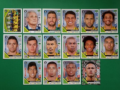 2018 3R Russia World Cup FIFA - E17 BRAZIL SOCCER TEAM Full Sticker Promo Neymar