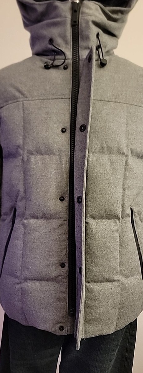 Ugg Mens Cadin Hip Wool Blend Parker Jacket Gray 1098825 Ugg Mens Cadin Hip Wool Blend Parker Jacket Gray 1098825