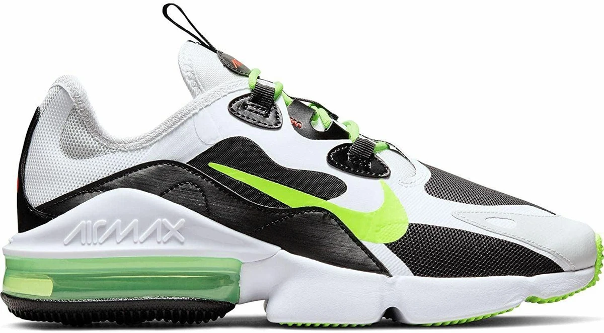 Nike Unisex's Air Max Infinity 2 White/Black/Neon Shoes CU9452-001