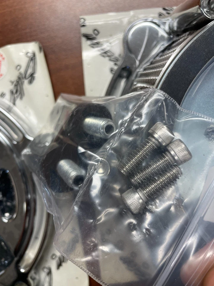 Filtro de aire Bad Axe Precision Billet Twin Cam Harley 1999-2015 - Cromo Foto 2 de 4