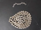 vintage rare SEDIS, gray bicycle chain 116 links, for 8 speeds