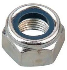 Steel Nylon Insert Lock Nut 12mm Zinc M12-1.5 (12 PC) Class 8 Fine Thread 12 mm