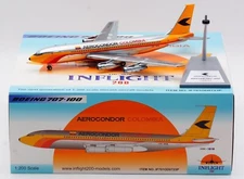 INFLIGHT200 AEROCONDOR COLOMBIA B707-123 1:200 DIECAST IF707OD0723P IN STOCK