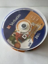 VERBATIM AMERICAS LLC 96191 DVD-R 4.7GB 16X WHITE INKJET PRINTABLE, HUB PRINT