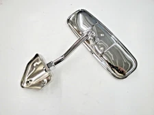 57 58 59 60 FORD TRUCK F100 CHROME INSIDE REAR VIEW MIRROR   NEW