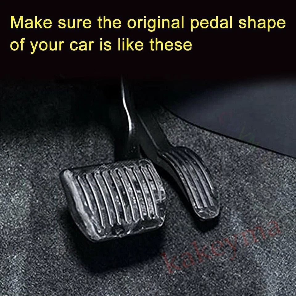 Cubierta de pedal de freno de gas acelerador antideslizante piezas de ajuste para Volvo S80 S60 V60 XC60 Foto 3 de 4