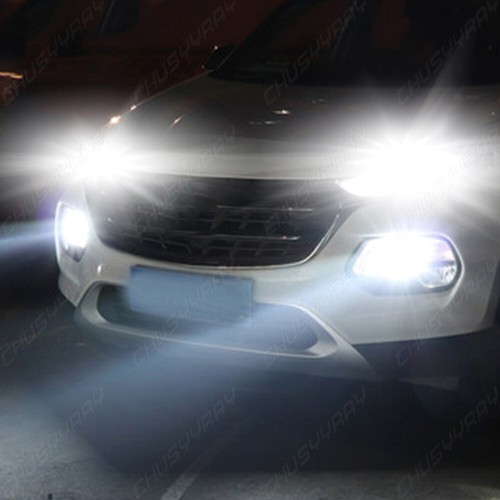 Para For Infiniti FX35 2006-2009 2010 2011 2012 faro HID + luz antiniebla Led 4x - Foto 2 di 12