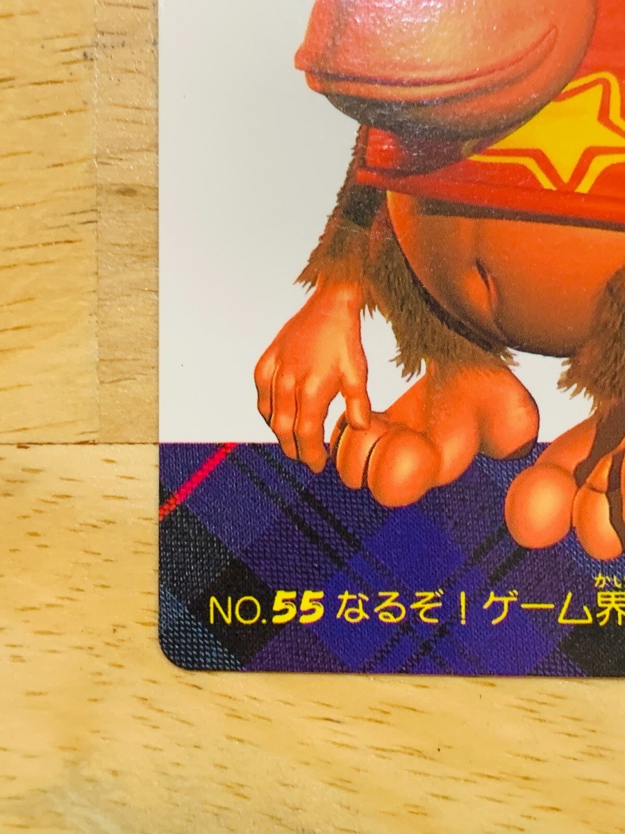 Diddy Kong No.55 DONKEY KONG Card Nintendo From Japan T-28 F Diddy Kong No.55 DONKEY KONG Card Nintendo From Japan T-28 F