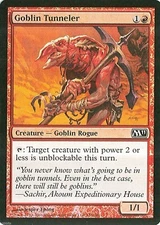 MTG - M11 - Goblin Tunneler - 2X - Foil - NM