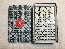 BUCHANAN’S SCOTLAND TIN DOUBLE SIX DOMINO SET NEW GIFT COLLECTIBLE 