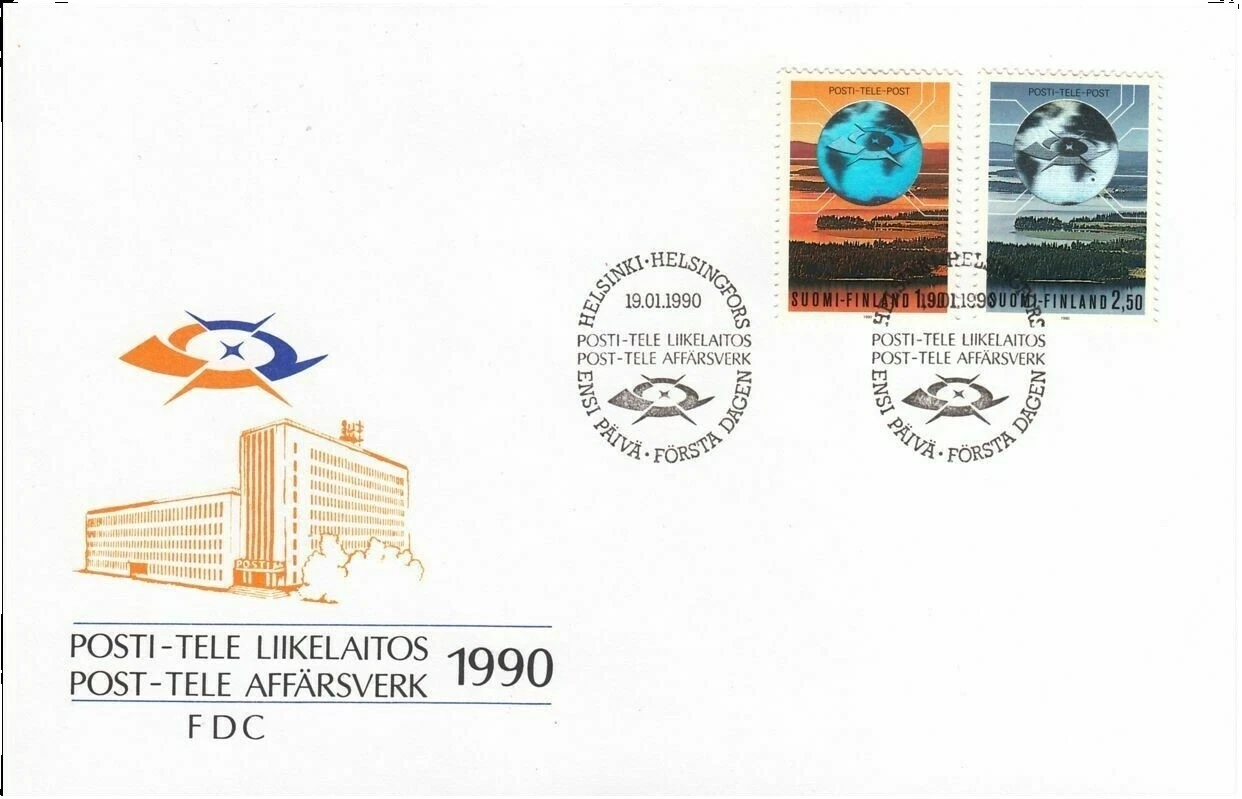 La comunicación sobre de Primer Día Sellos finlandés