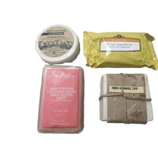 Mixed Lot Of Assorted Bath Bars 4 Piece