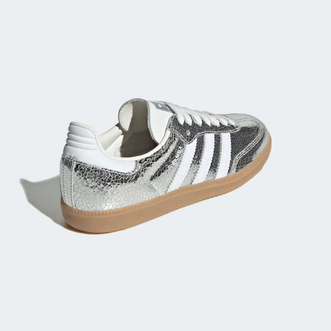 JR0035 adidas Originals Samba OG Metallic Silver (Women's