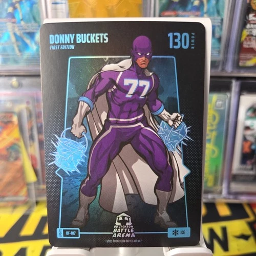 Bo Jackson Battle Arena Alpha Update - Donny Buckets - Ice Battlefoil #BF-187