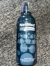 NeilMed NeilCleanse Piercing Aftercare Fine Mist & Wound Wash 6.3oz. Exp 8/27
