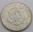 50 Cents USA 1964 Half Dollar 90% Silver Coin Almost uncirculated AU