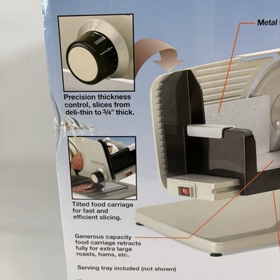 Chef's Choice 615 Stainless Steel Electric Food Meat Slicer for