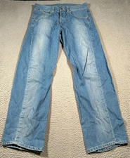 Levi's Bootcut Jeans Mens 32x32 Blue Denim Twisted Leg Seam Mid Rise 5-Pockets