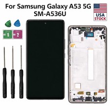 For Samsung Galaxy A53 5G A536 A536U 6.5" LCD Touch Screen Digitizer w/Frame