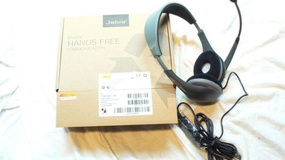 Jabra UC VOICE 150 MS Duo Schwarz/Silber Kopfbügel Hands Free Headset