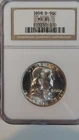 1958-D 50c MS 65 NGC SILVER Franklin Half Dollar Silver Coin